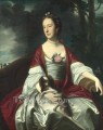 Sra. Jerathmael Bowers retrato colonial de Nueva Inglaterra John Singleton Copley